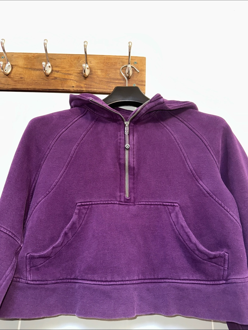 Lululemon Scuba Oversized Half Zip Cropped Hoodie - Picture 5 of 14